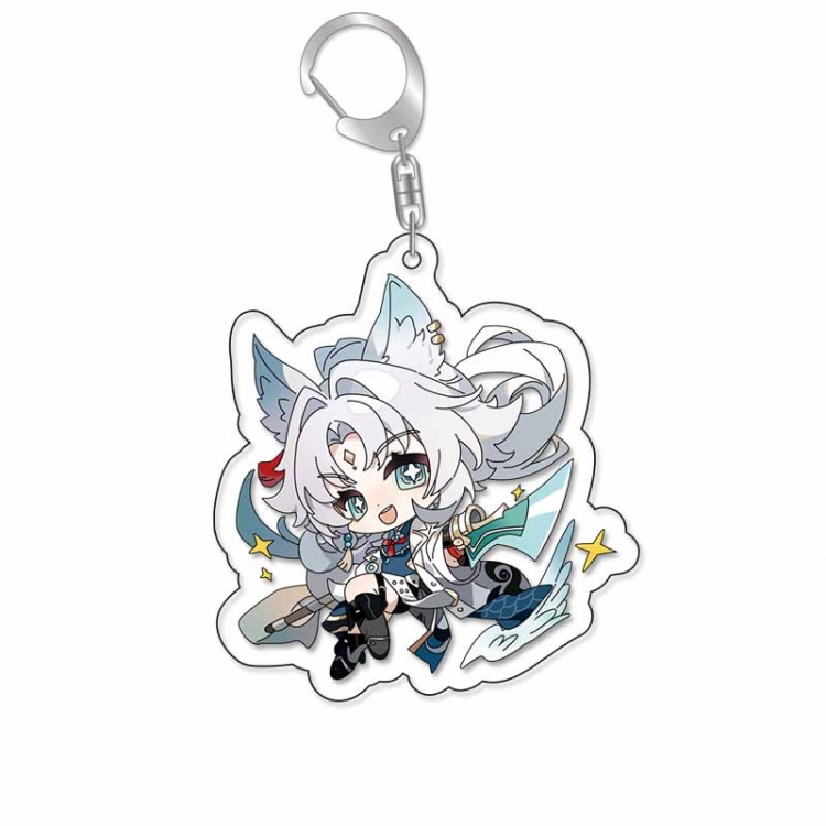 Honkai: Star Rail Anime acrylic Pendant Key Chain  price for 5 pcs
