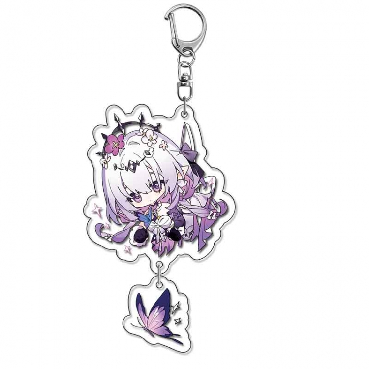 Honkai: Star Rail Anime acrylic Pendant Key Chain  price for 5 pcs 18486