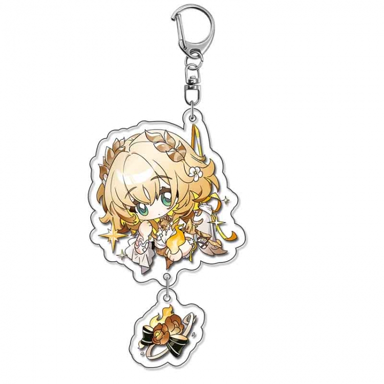 Honkai: Star Rail Anime acrylic Pendant Key Chain  price for 5 pcs 18473