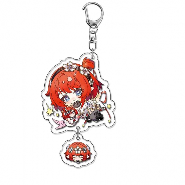 Honkai: Star Rail Anime acrylic Pendant Key Chain  price for 5 pcs 18483