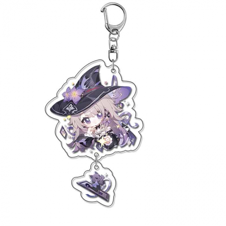 Honkai: Star Rail Anime acrylic Pendant Key Chain  price for 5 pcs 18475