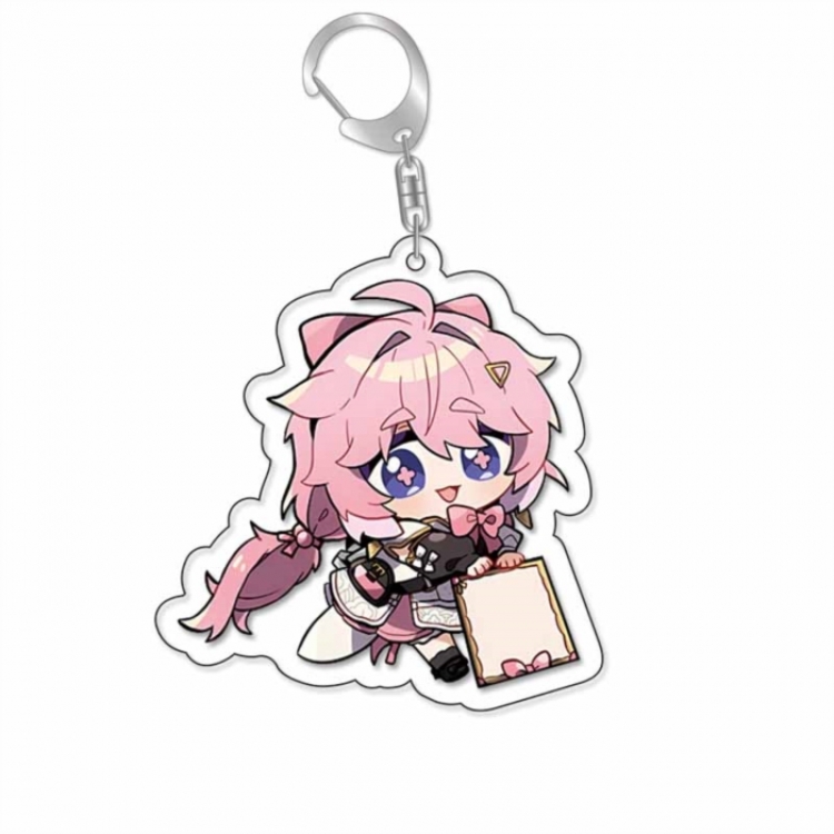 Mingchao Anime Acrylic Keychain Charm price for 5 pcs