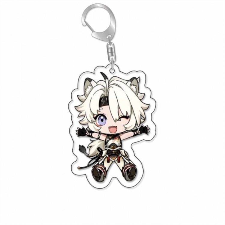 Mingchao Anime Acrylic Keychain Charm price for 5 pcs