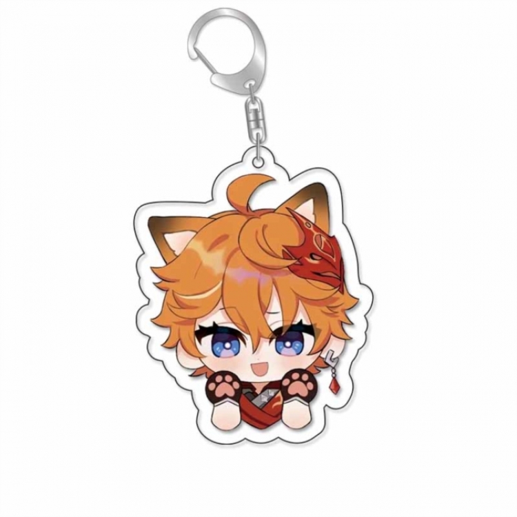 Genshin Impact Anime Acrylic Keychain Charm price for 5 pcs