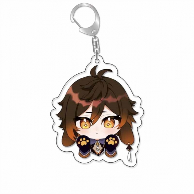 Genshin Impact Anime Acrylic Keychain Charm price for 5 pcs