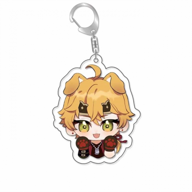 Genshin Impact Anime Acrylic Keychain Charm price for 5 pcs