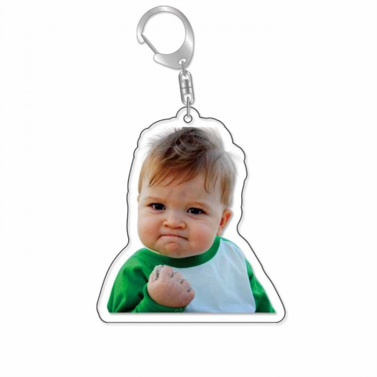 Emoticon Anime Acrylic Keychain Charm price for 5 pcs