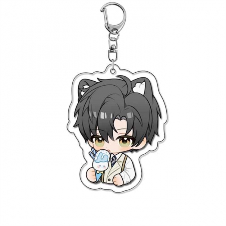 Love and Deepspace Anime Acrylic Keychain Charm price for 5 pcs