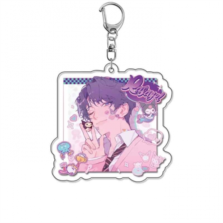 Love and Deepspace Anime Acrylic Keychain Charm price for 5 pcs