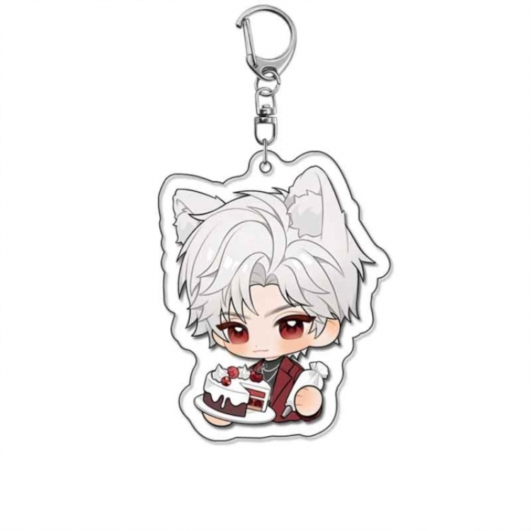 Love and Deepspace Anime Acrylic Keychain Charm price for 5 pcs