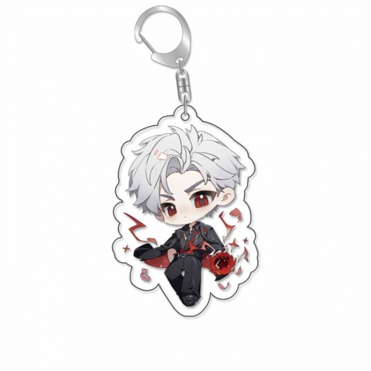 Love and Deepspace Anime Acrylic Keychain Charm price for 5 pcs