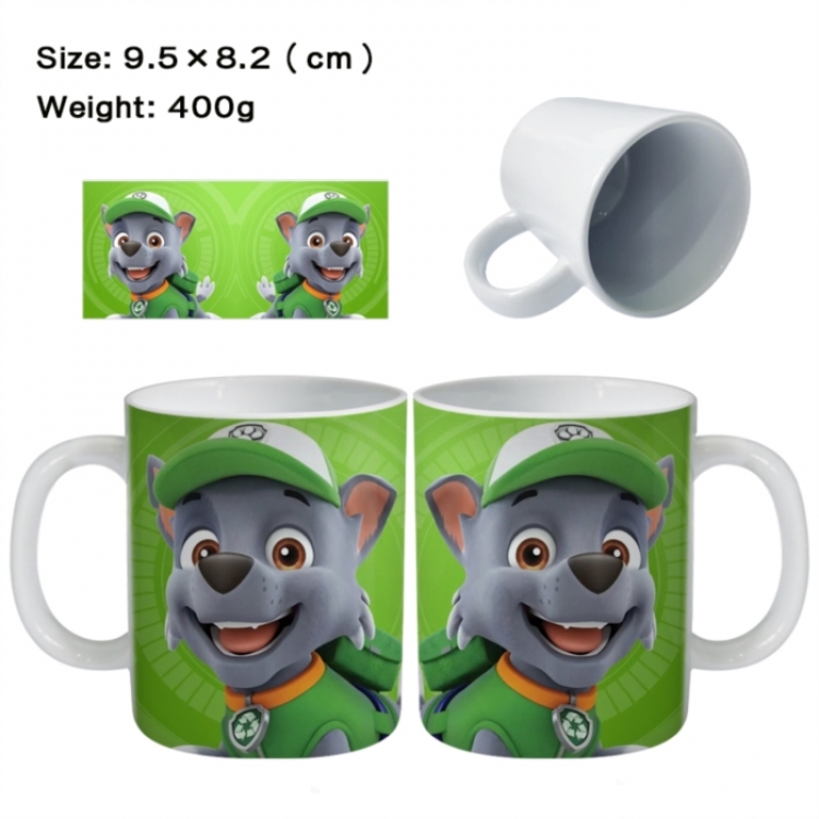 PAW Patrol Anime peripheral ceramic cup tea cup drinking cup 9.5X8.2cm