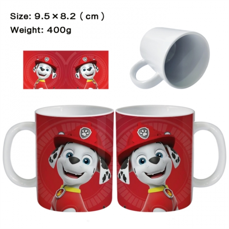 PAW Patrol Anime peripheral ceramic cup tea cup drinking cup 9.5X8.2cm