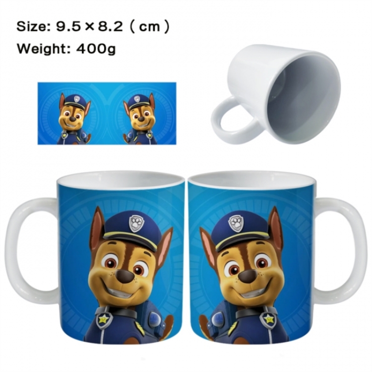 PAW Patrol Anime peripheral ceramic cup tea cup drinking cup 9.5X8.2cm