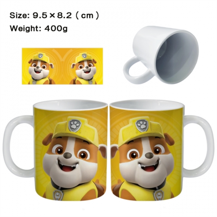 PAW Patrol Anime peripheral ceramic cup tea cup drinking cup 9.5X8.2cm