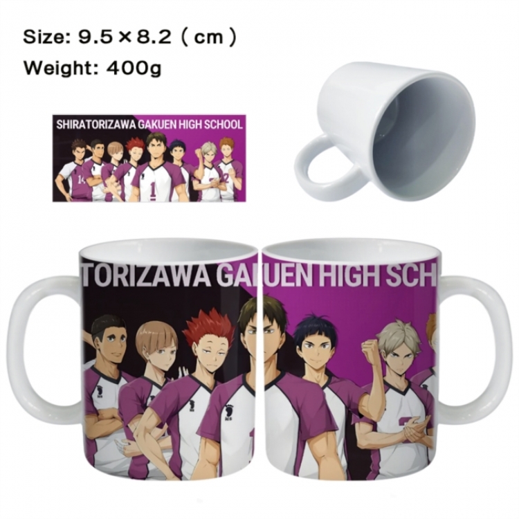 Haikyuu!! Anime peripheral ceramic cup tea cup drinking cup 9.5X8.2cm