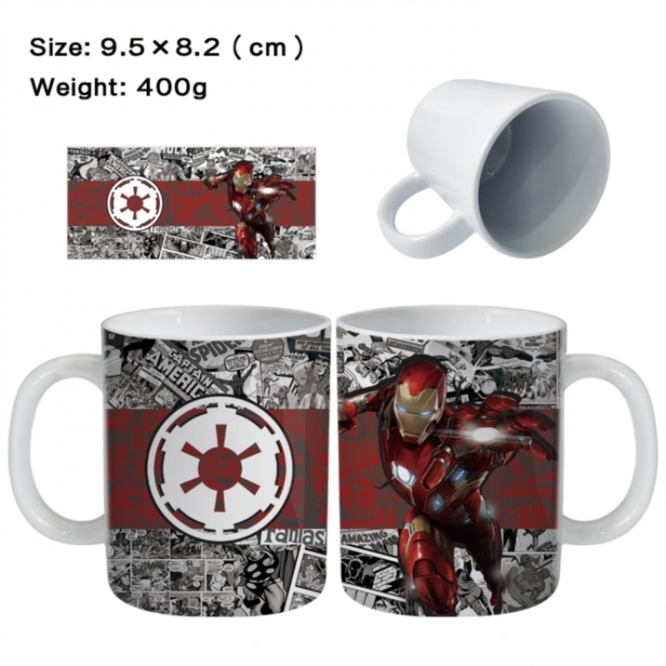 Marvel Anime peripheral ceramic cup tea cup drinking cup 9.5X8.2cm