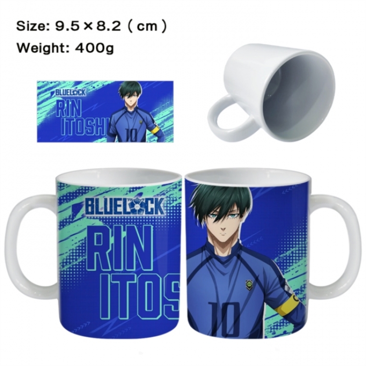 BLUE LOCK Anime peripheral ceramic cup tea cup drinking cup 9.5X8.2cm