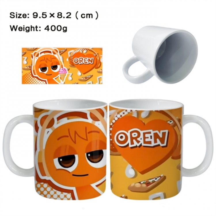 Sprunki Anime peripheral ceramic cup tea cup drinking cup 9.5X8.2cm