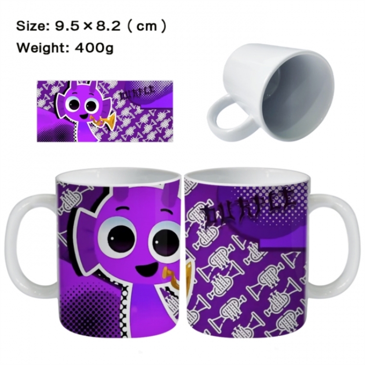 Sprunki Anime peripheral ceramic cup tea cup drinking cup 9.5X8.2cm
