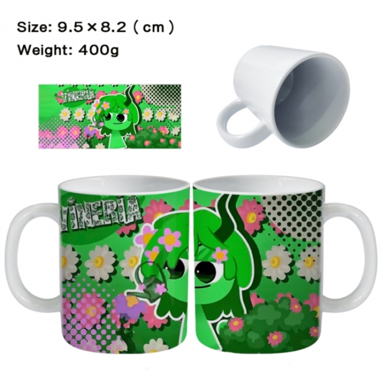 Sprunki Anime peripheral ceramic cup tea cup drinking cup 9.5X8.2cm