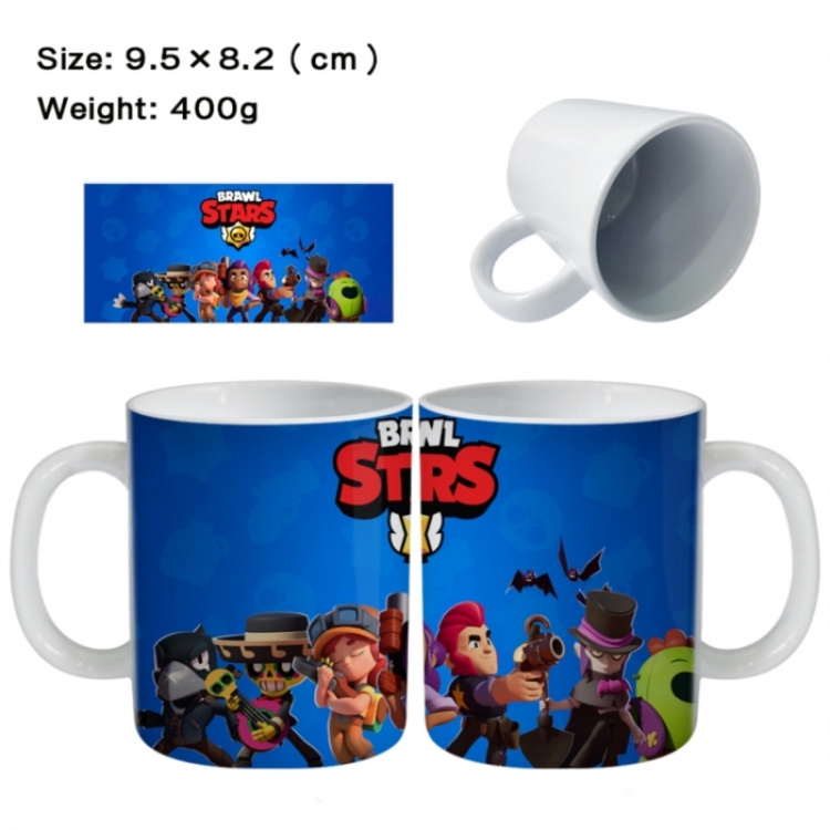 Brawl Stars Anime peripheral ceramic cup tea cup drinking cup 9.5X8.2cm
