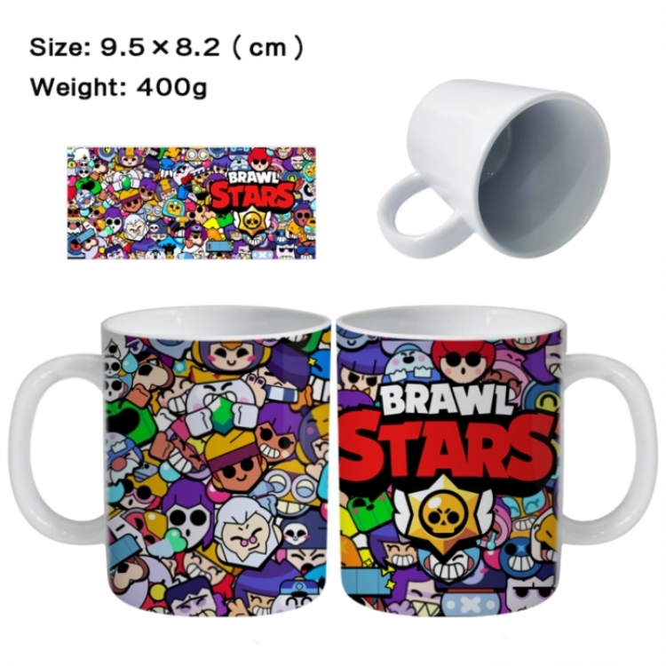 Brawl Stars Anime peripheral ceramic cup tea cup drinking cup 9.5X8.2cm