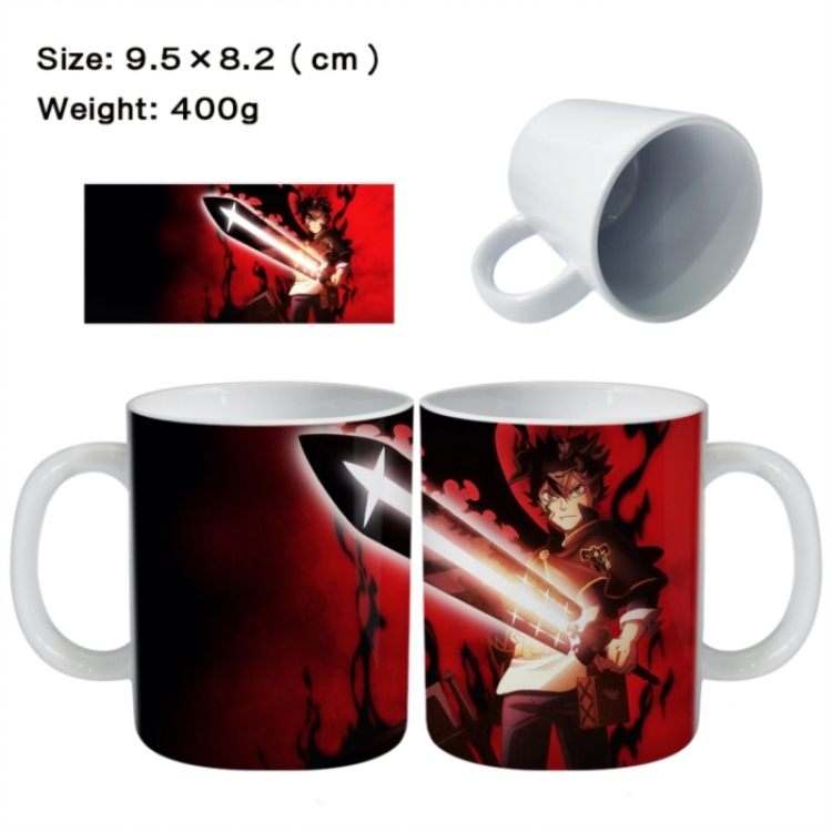 Black Clover Anime peripheral ceramic cup tea cup drinking cup 9.5X8.2cm
