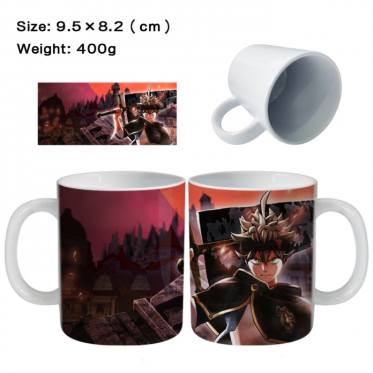 Black Clover Anime peripheral ceramic cup tea cup drinking cup 9.5X8.2cm