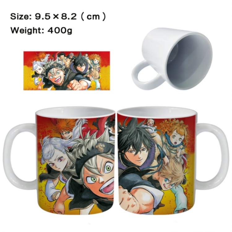 Black Clover Anime peripheral ceramic cup tea cup drinking cup 9.5X8.2cm