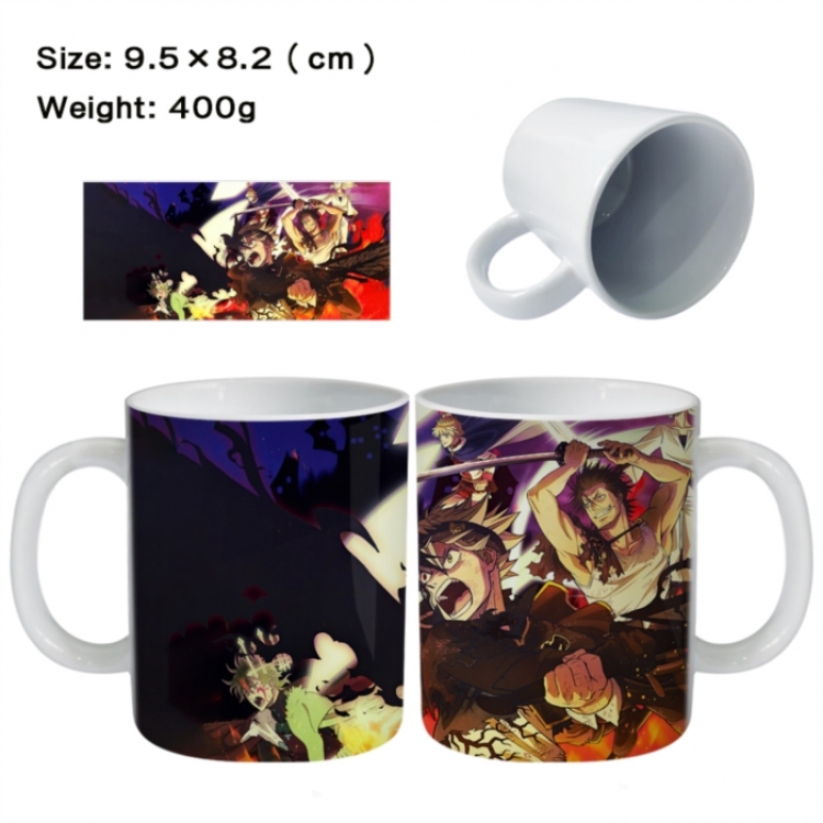 Black Clover Anime peripheral ceramic cup tea cup drinking cup 9.5X8.2cm