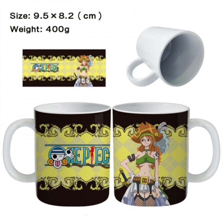 One Piece Anime peripheral ceramic cup tea cup drinking cup 9.5X8.2cm