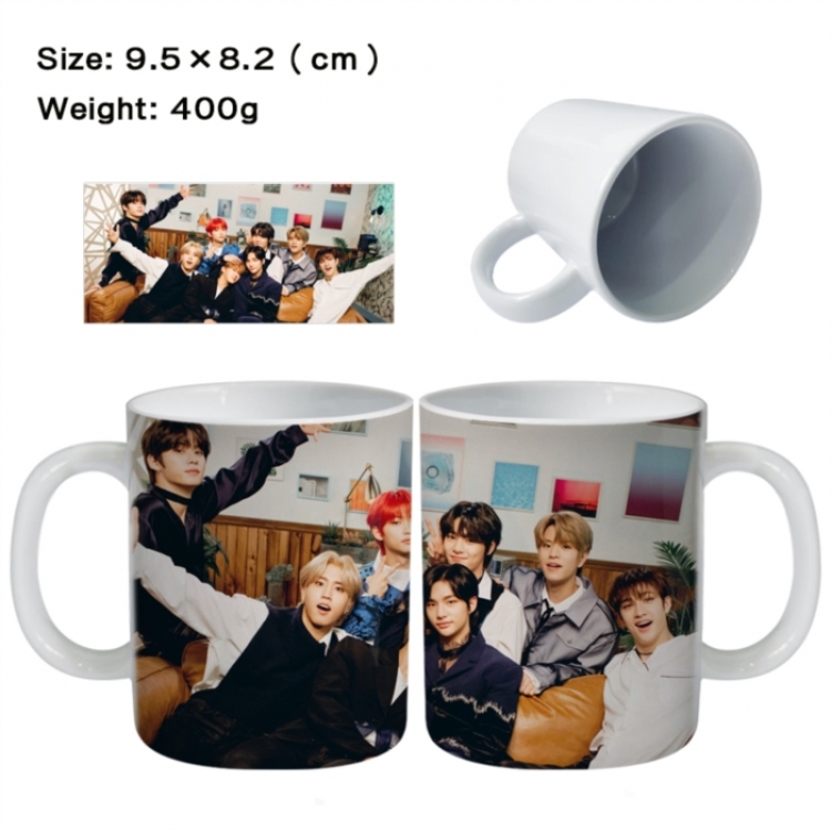 straykids Anime peripheral ceramic cup tea cup drinking cup 9.5X8.2cm