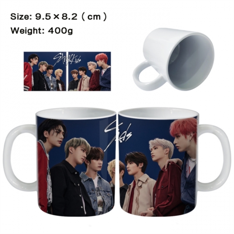 straykids Anime peripheral ceramic cup tea cup drinking cup 9.5X8.2cm
