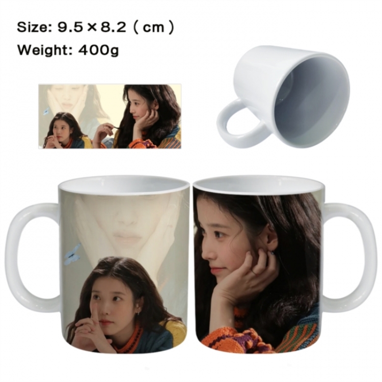 IU Anime peripheral ceramic cup tea cup drinking cup 9.5X8.2cm