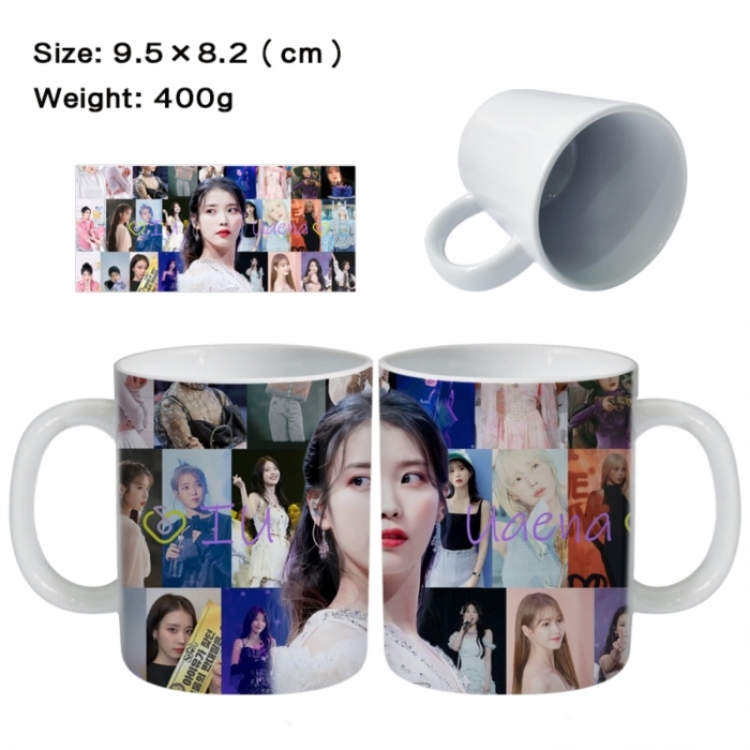 IU Anime peripheral ceramic cup tea cup drinking cup 9.5X8.2cm