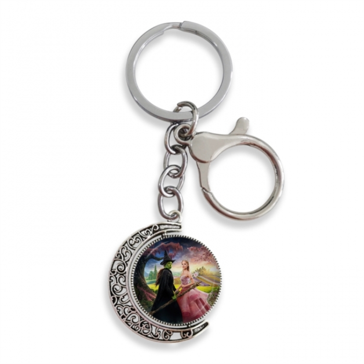 The Wicked Anime double-sided crystal rotating gemstone keychain pendant price for 5 pcs