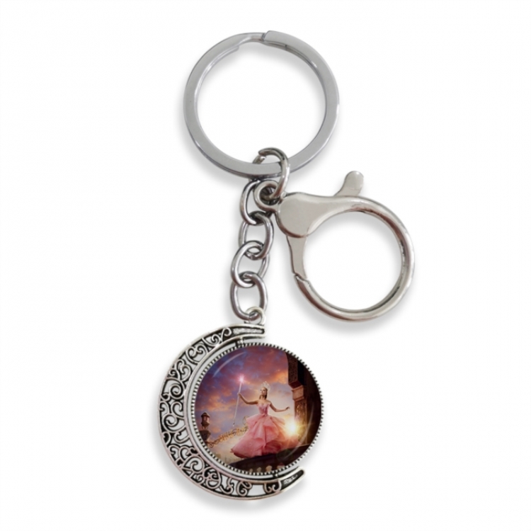The Wicked Anime double-sided crystal rotating gemstone keychain pendant price for 5 pcs