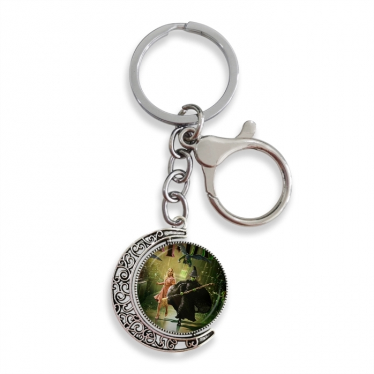 The Wicked Anime double-sided crystal rotating gemstone keychain pendant price for 5 pcs