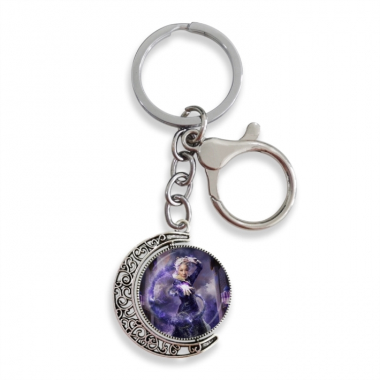 The Wicked Anime double-sided crystal rotating gemstone keychain pendant price for 5 pcs