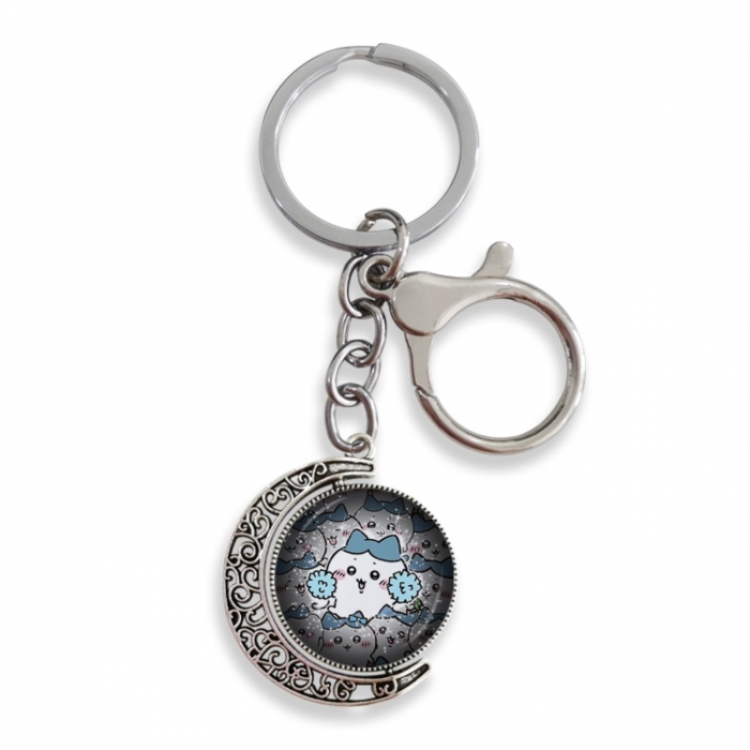 Chiikawa Anime double-sided crystal rotating gemstone keychain pendant price for 5 pcs