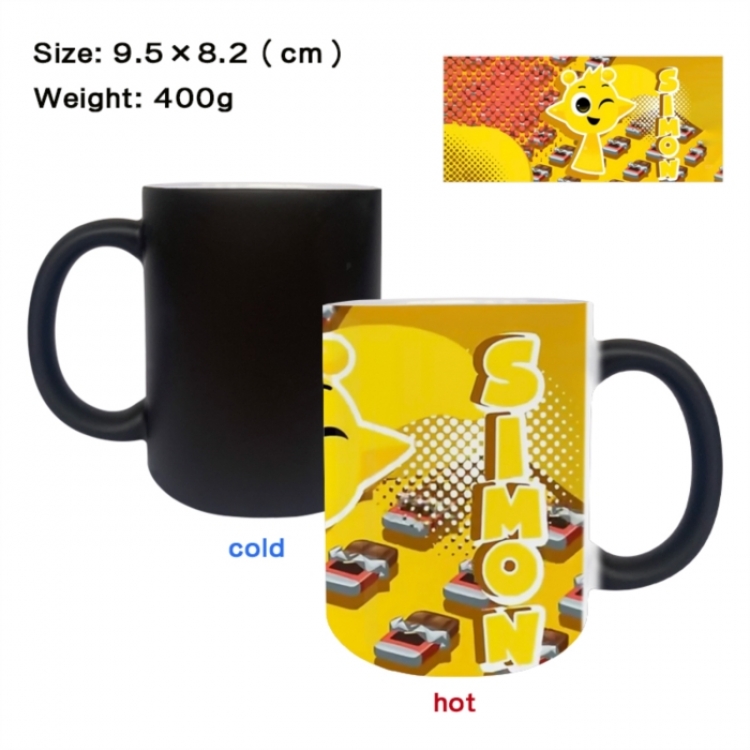 Sprunki Anime peripherals color changing ceramic cup tea cup mug 9.5X8.2cm