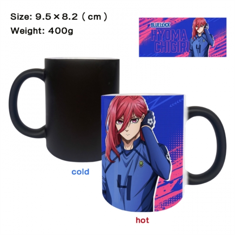 BLUE LOCK Anime peripherals color changing ceramic cup tea cup mug 9.5X8.2cm