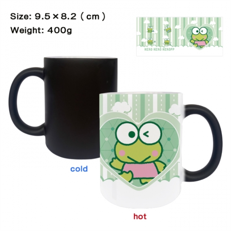 sanrio Anime peripherals color changing ceramic cup tea cup mug 9.5X8.2cm