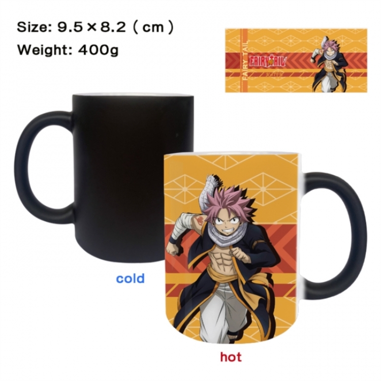 Fairy tail Anime peripherals color changing ceramic cup tea cup mug 9.5X8.2cm