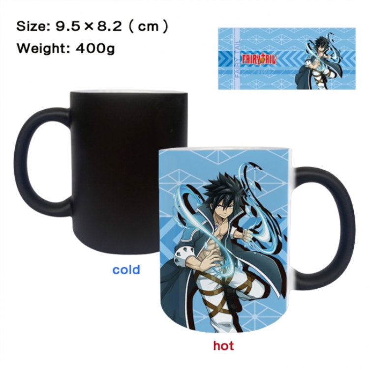 Fairy tail Anime peripherals color changing ceramic cup tea cup mug 9.5X8.2cm