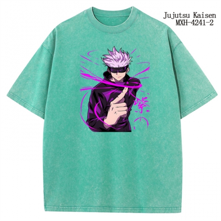 Jujutsu Kaisen Anime peripheral pure cotton washed and worn T-shirt from S to 2XL
