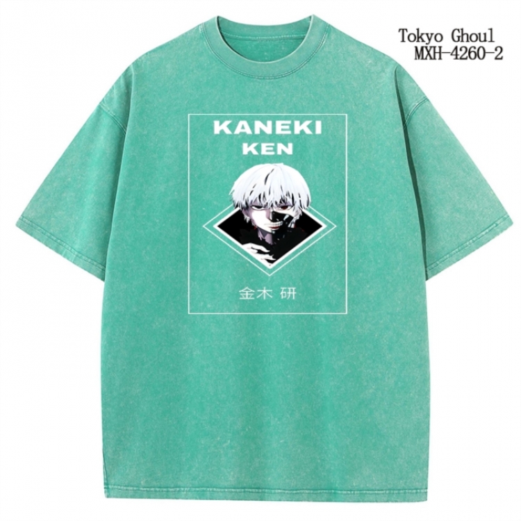 Tokyo Ghoul Anime peripheral pure cotton washed and worn T-shirt from S to 2XL