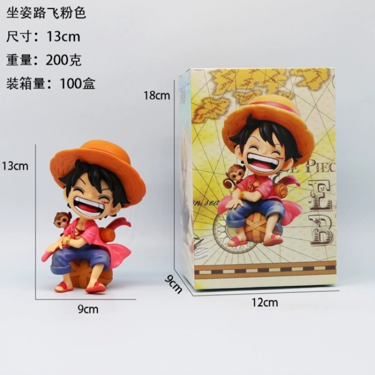 One Piece Boxed Figure Decoration Model 13cm