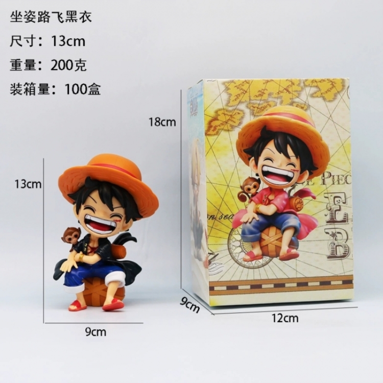 One Piece Boxed Figure Decoration Model 13cm